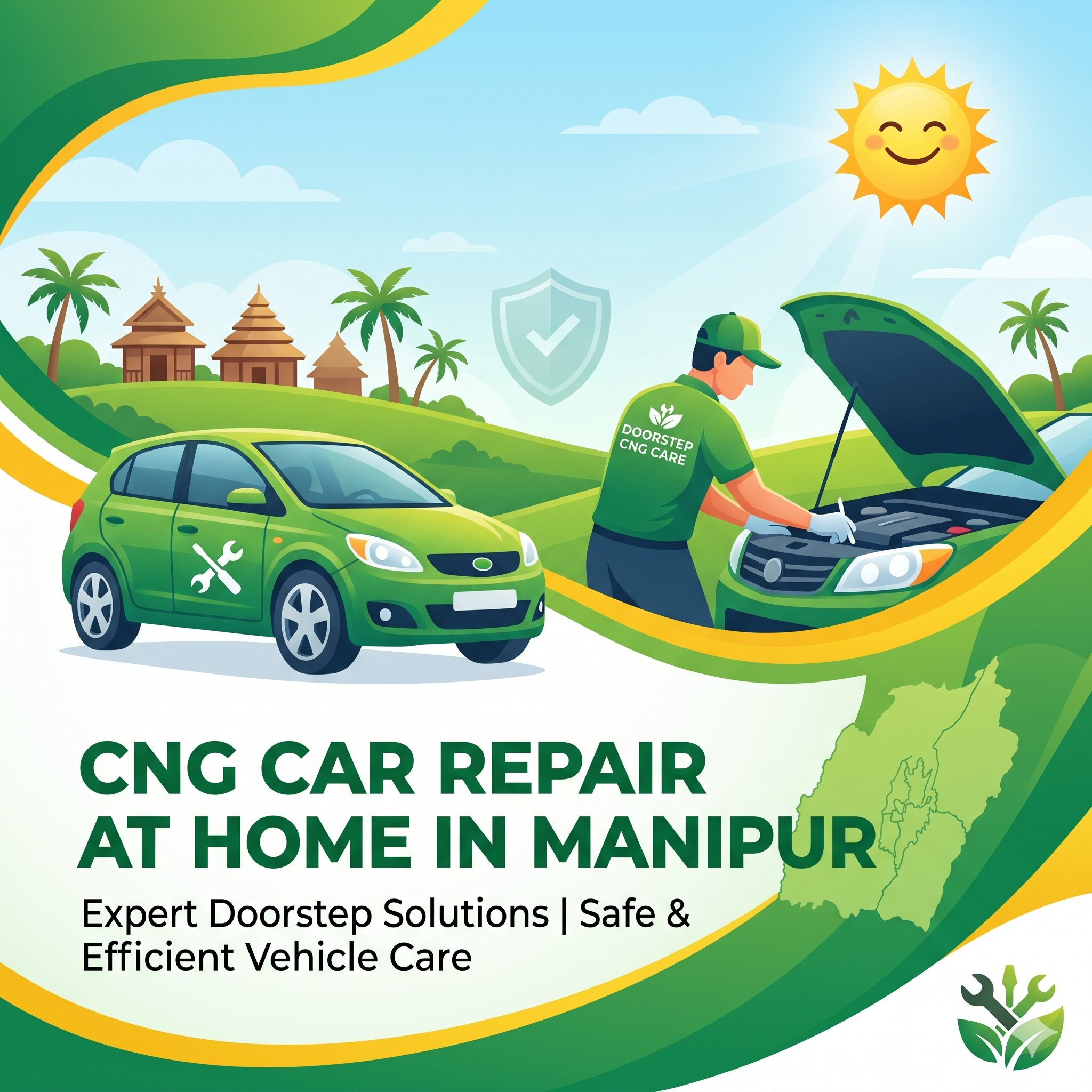 CNG Car Repair at Home in Manipur: Expert Doorstep Solutions for Safe & Efficient Vehicle Care