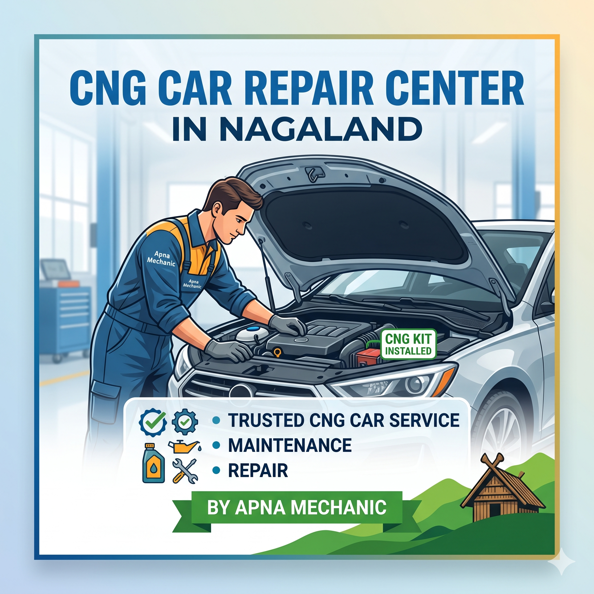 CNG Car Repair Center in Nagaland: Trusted CNG Car Service, Maintenance & Repair by Apna Mechanic