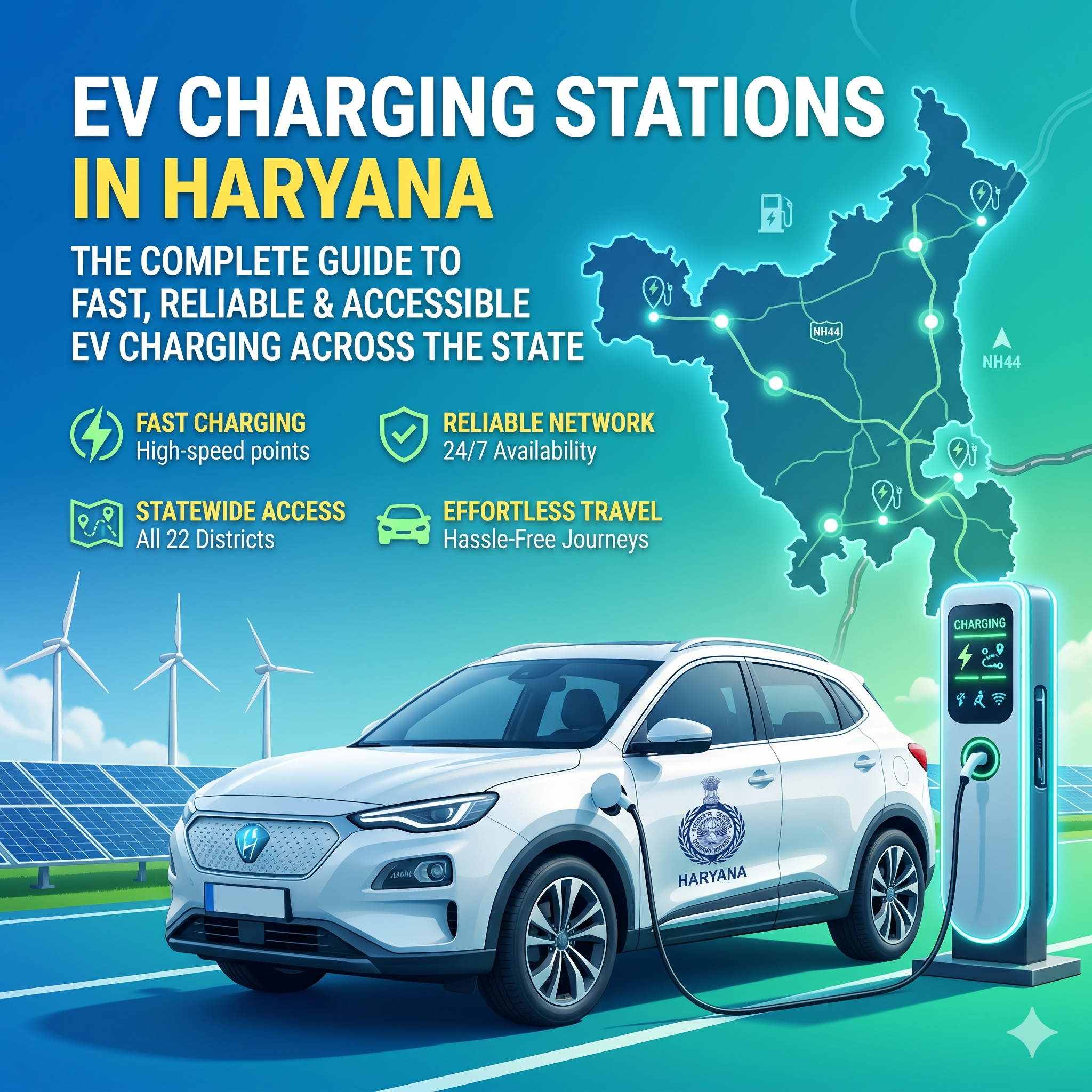 EV Charging Stations in Haryana: The Complete Guide to Fast, Reliable & Accessible EV Charging Across the State