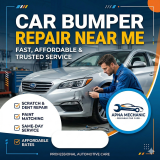 Car Bumper Repair Near Me – Fast, Affordable & Trusted Service by Apna Mechanic