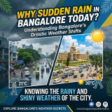 Why Sudden Rain in Bangalore Today? Knowing the Rainy and Shiny Weather of the City.