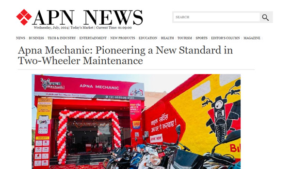 Apna Mechanic featured in APN News