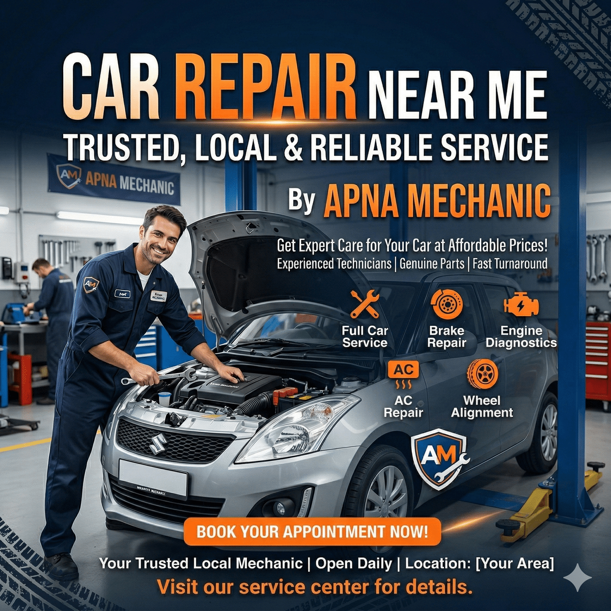 Car Repair Near Me – Trusted, Local &#038; Reliable Service by Apna Mechanic