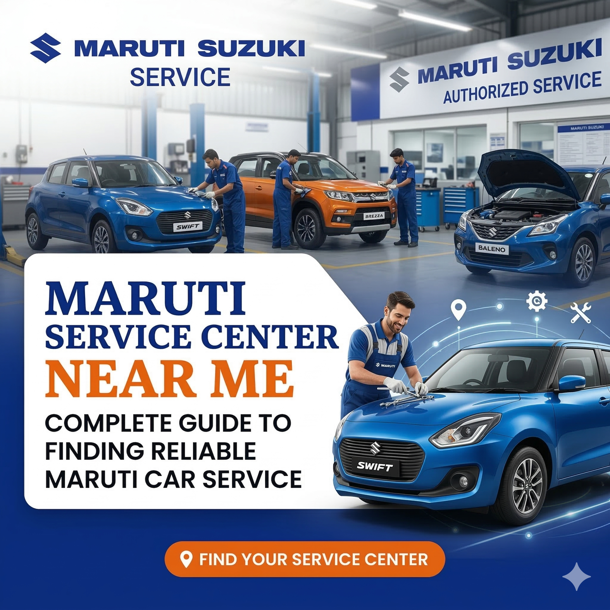 Maruti Service Center Near Me – Complete Guide to Finding Reliable Maruti Car Service