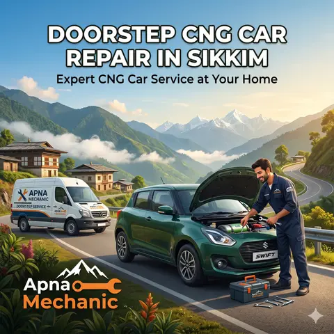 Doorstep CNG Car Repair in Sikkim: Expert CNG Car Service at Your Home with Apna Mechanic