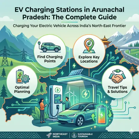 EV Charging Stations in Arunachal Pradesh: The Complete Guide to Charging Your Electric Vehicle Across India&#8217;s North-East Frontier