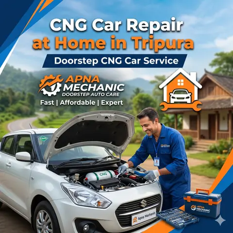 CNG Car Repair at Home in Tripura: Fast, Affordable &#038; Expert Doorstep CNG Car Service by Apna Mechanic