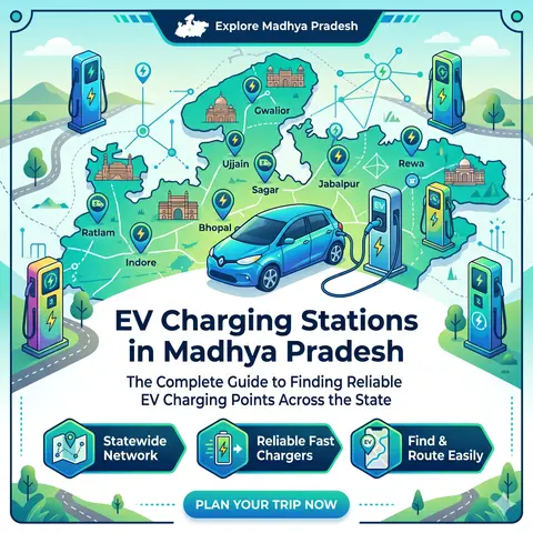 EV Charging Stations in Madhya Pradesh: The Complete Guide to Finding Reliable EV Charging Points Across the State