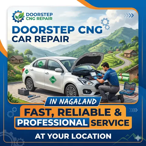 Doorstep CNG Car Repair in Nagaland: Fast, Reliable &#038; Professional Service at Your Location