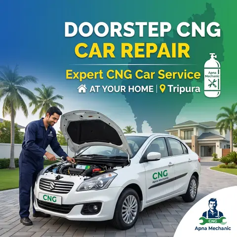 Doorstep CNG Car Repair in Tripura: Expert CNG Car Service at Your Home by Apna Mechanic