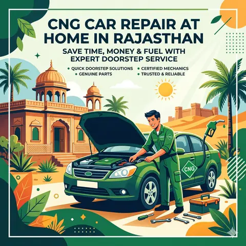 CNG Car Repair at Home in Rajasthan – Save Time, Money &#038; Fuel with Expert Doorstep Service