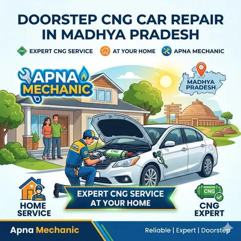 Doorstep CNG Car Repair in Madhya Pradesh: Expert CNG Service at Your Home with Apna Mechanic