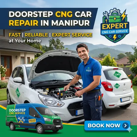 Doorstep CNG Car Repair in Manipur: Fast, Reliable &#038; Expert CNG Car Service at Your Home