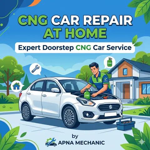 CNG Car Repair at Home in Assam – Expert Doorstep CNG Car Service by Apna Mechanic