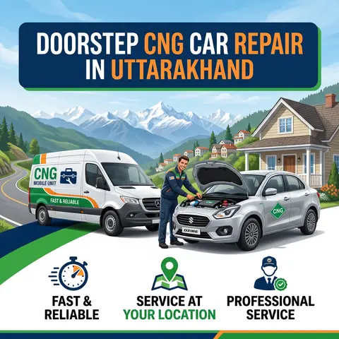 Doorstep CNG Car Repair in Uttarakhand – Fast, Reliable &#038; Professional Service at Your Location