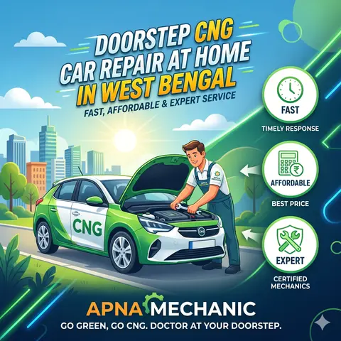 CNG Car Repair at Home in West Bengal – Fast, Affordable &#038; Expert Doorstep Service by Apna Mechanic