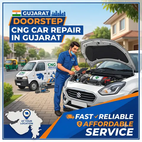 Doorstep CNG Car Repair in Gujarat: Fast, Reliable &#038; Affordable Service at Your Location