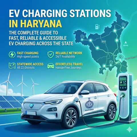 EV Charging Stations in Haryana: The Complete Guide to Fast, Reliable &#038; Accessible EV Charging Across the State