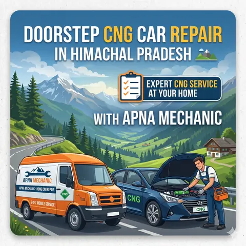 Doorstep CNG Car Repair in Himachal Pradesh: Expert CNG Service at Your Home with Apna Mechanic