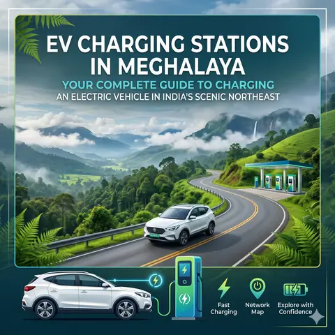 EV Charging Stations in Meghalaya: Your Complete Guide to Charging an Electric Vehicle in India&#8217;s Scenic Northeast