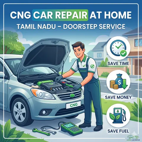 CNG Car Repair at Home in Tamil Nadu – Expert Doorstep Service That Saves Time, Money &#038; Fuel